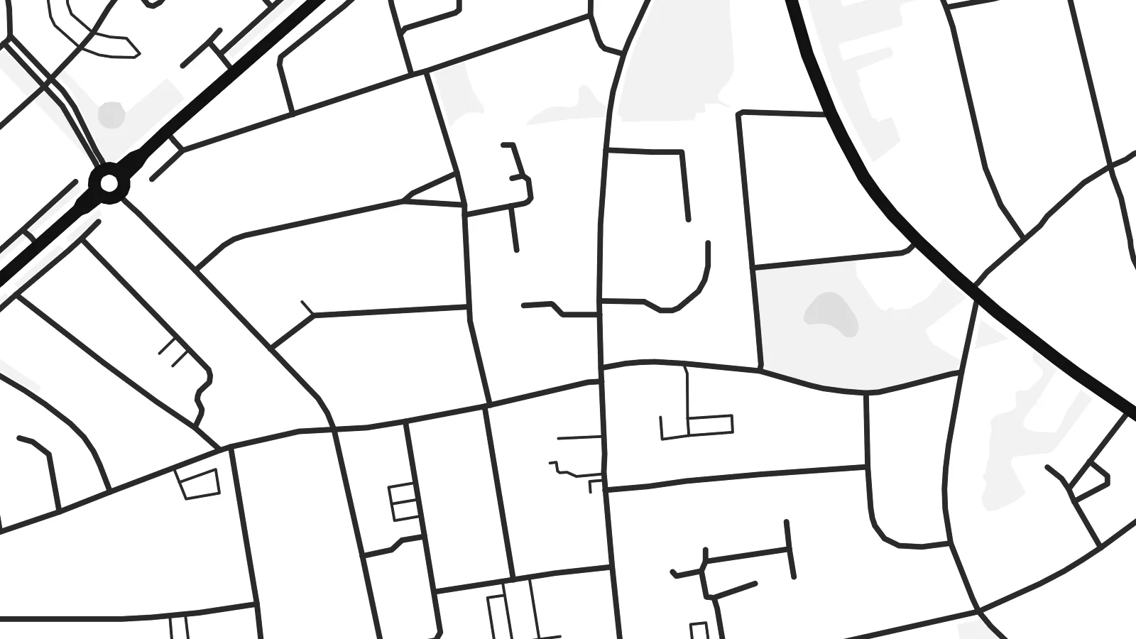 Close-up of the Nunspeet map poster at print resolution