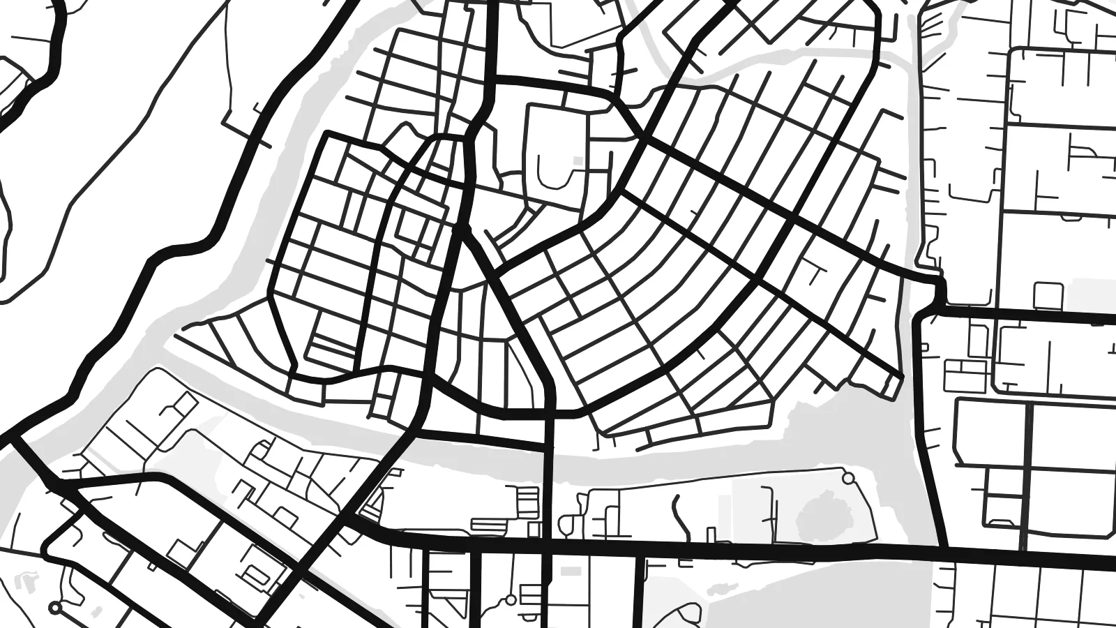 Close-up of the Olongapo map poster at print resolution