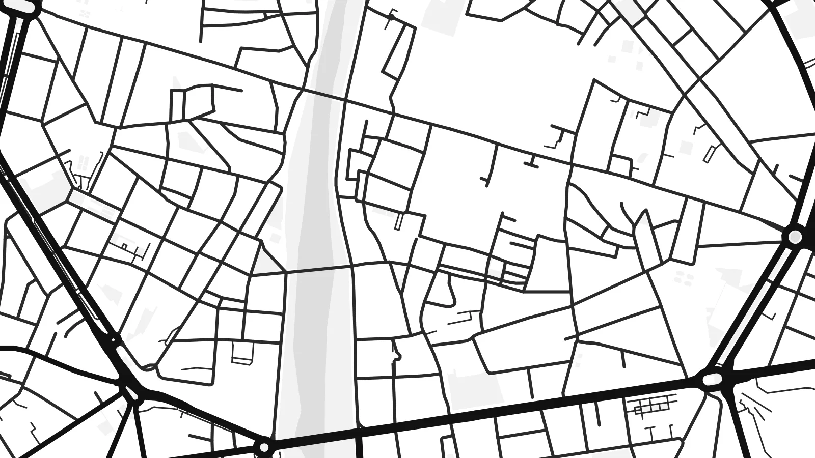 Close-up of the Parma map poster at print resolution