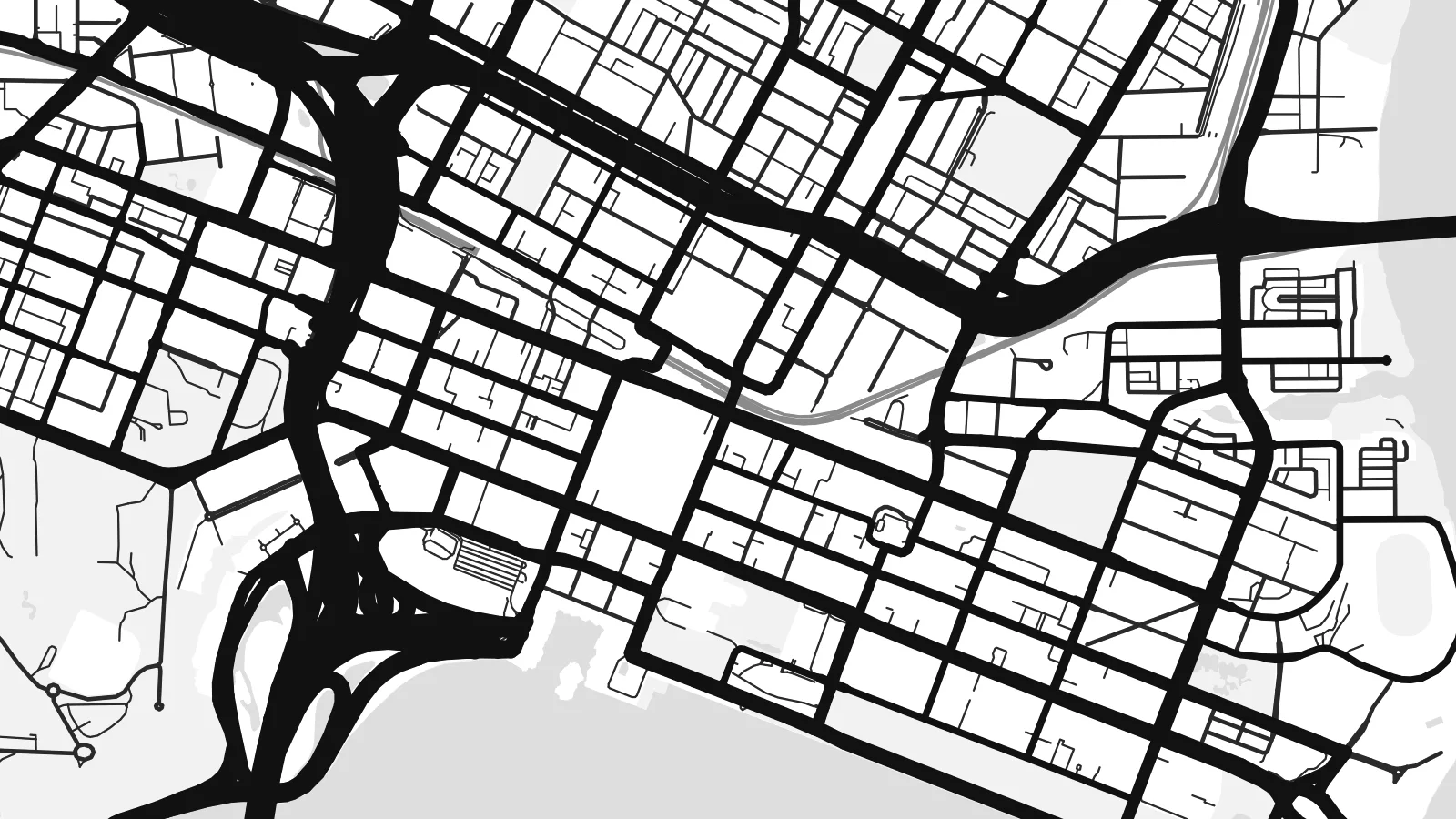 Close-up of the Perth map poster at print resolution