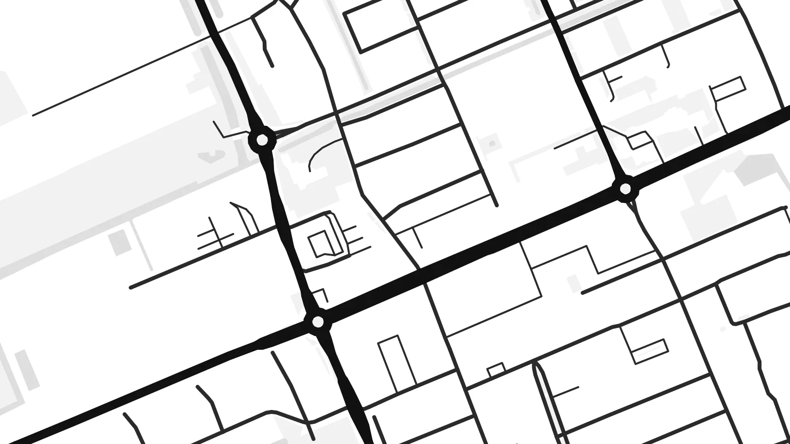 Close-up of the Pijnacker map poster at print resolution