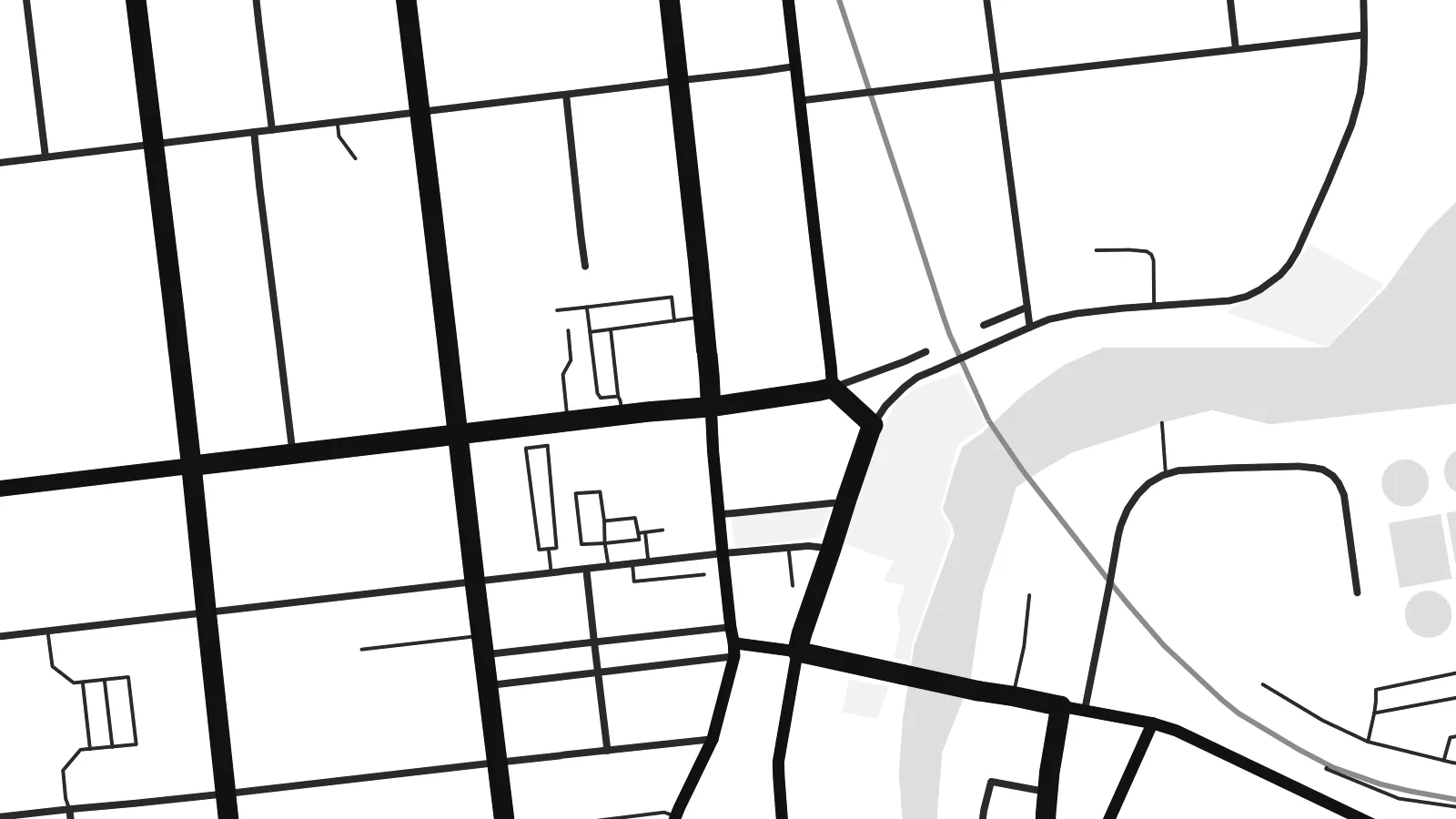 Close-up of the Plattsburgh map poster at print resolution