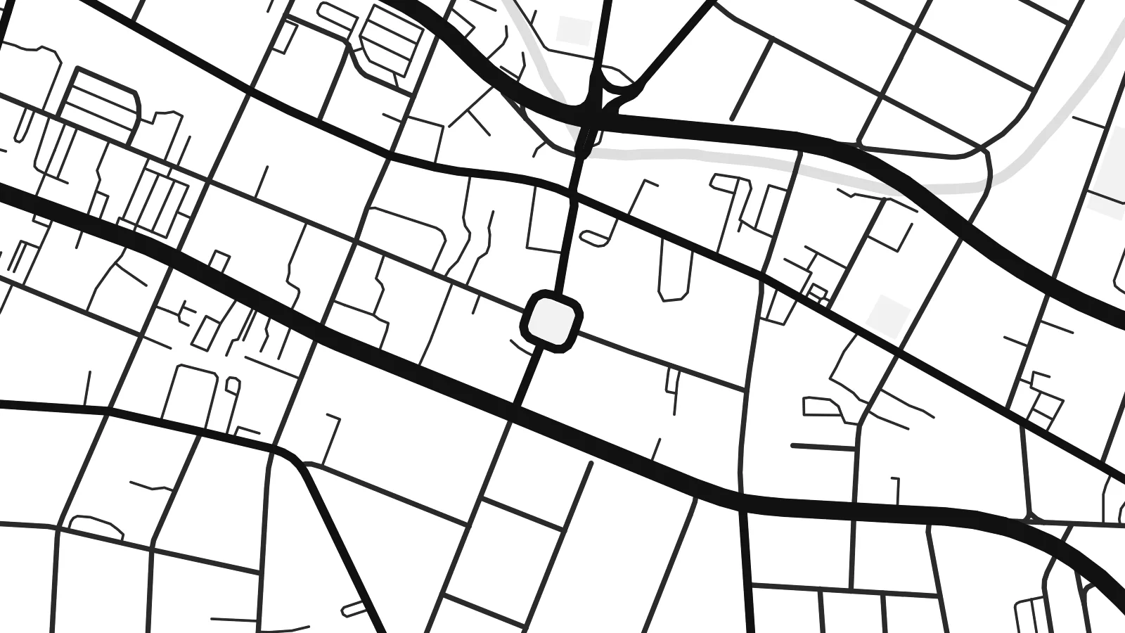 Close-up of the Poughkeepsie map poster at print resolution