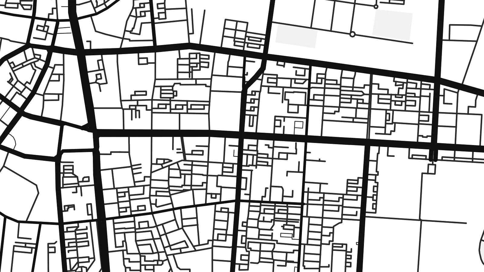 Close-up of the Qiqihar map poster at print resolution