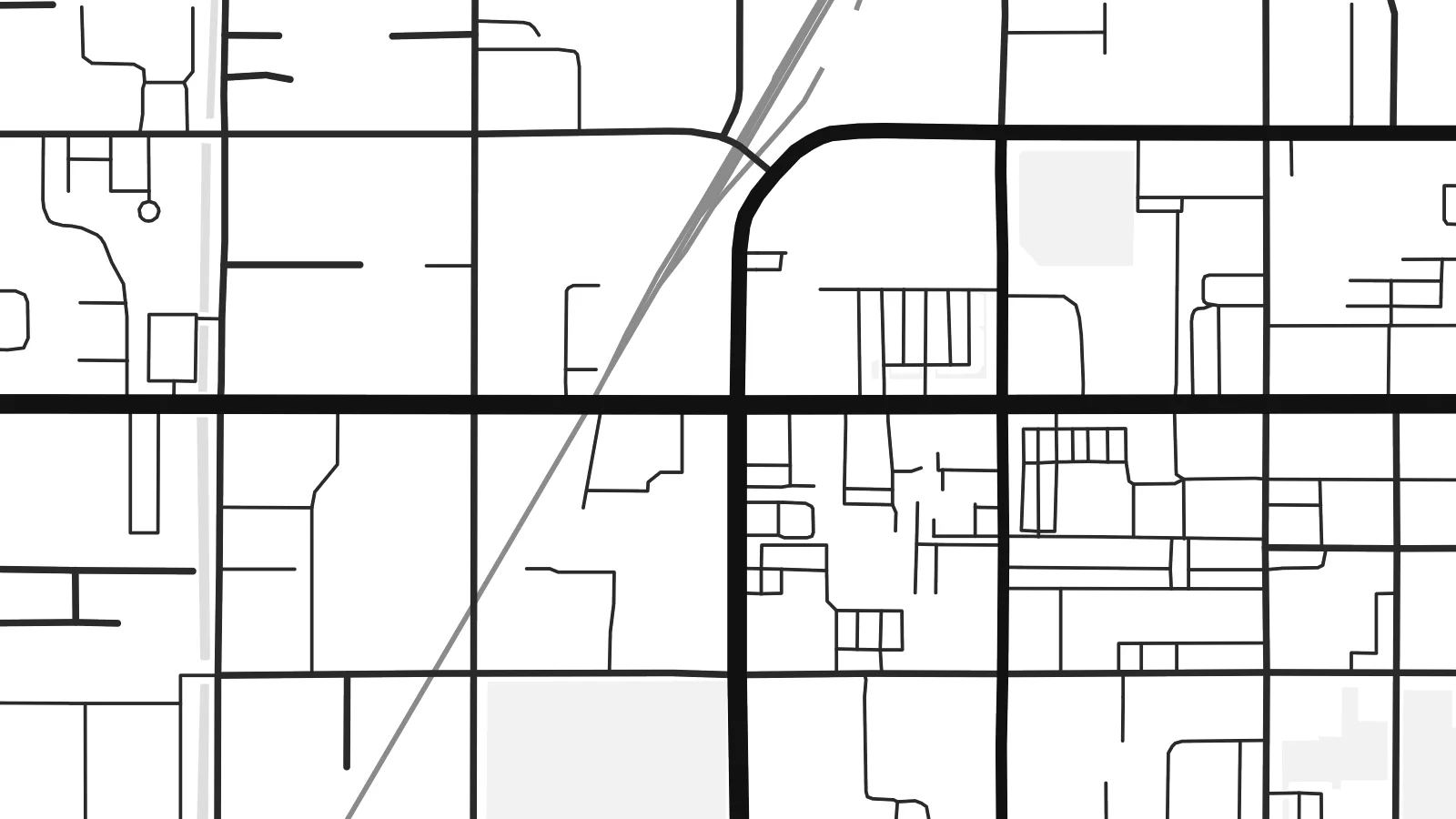 Close-up of the Rexburg map poster at print resolution