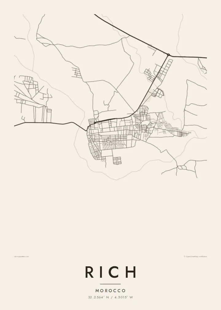 Rich map poster — Paper