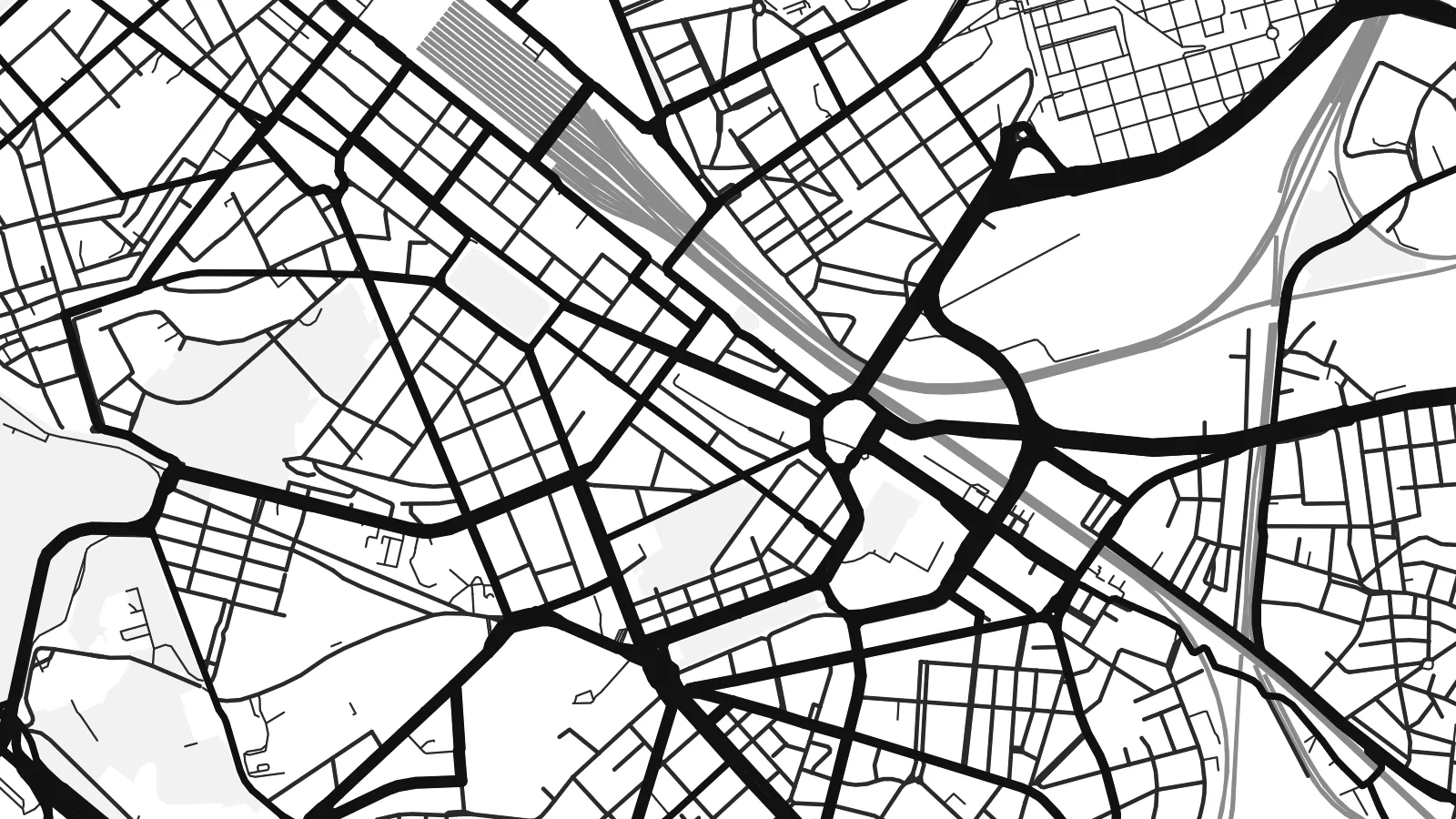 Poster mappa di Roma — 300 DPI