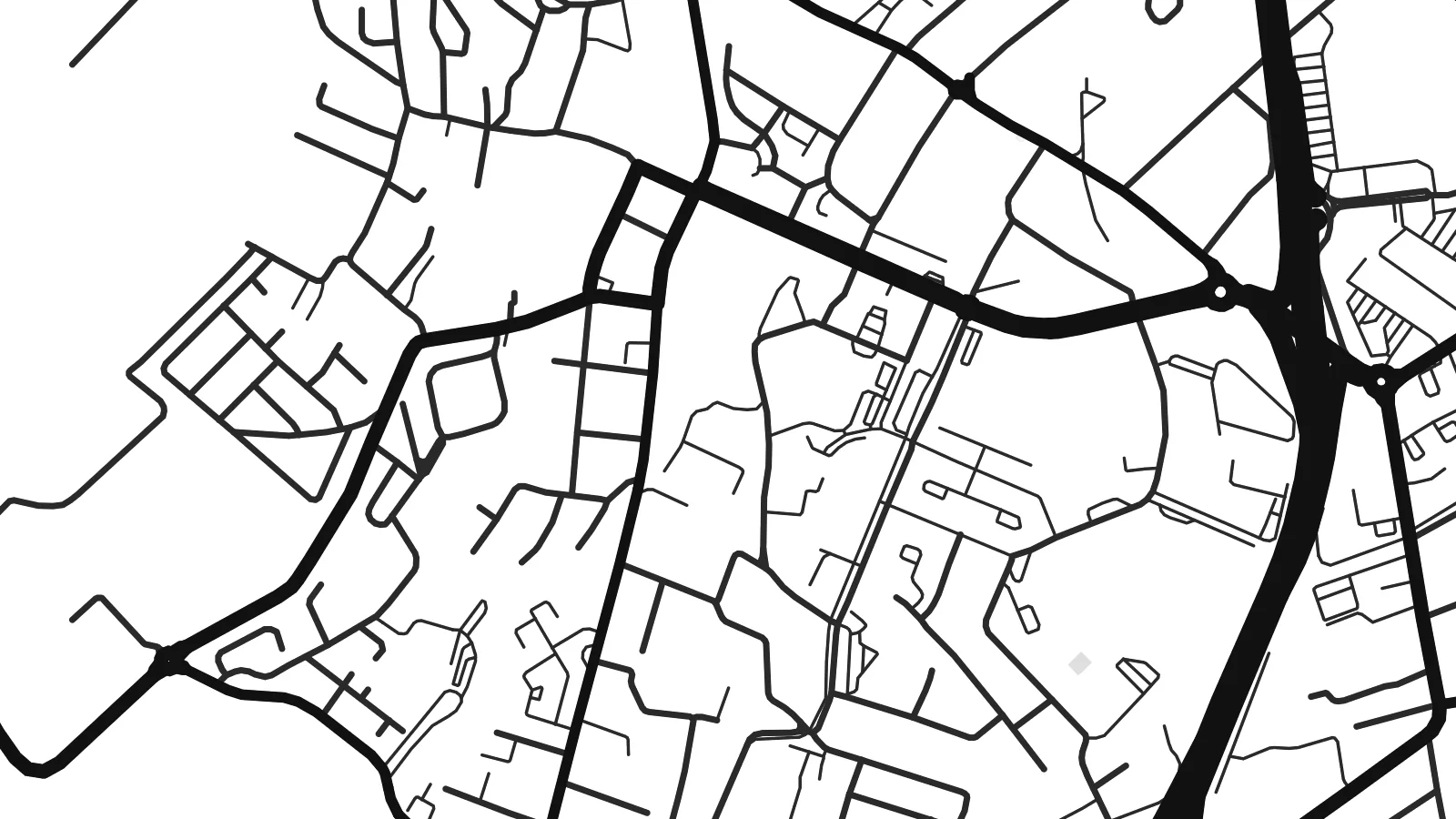 Close-up of the Saint-André map poster at print resolution