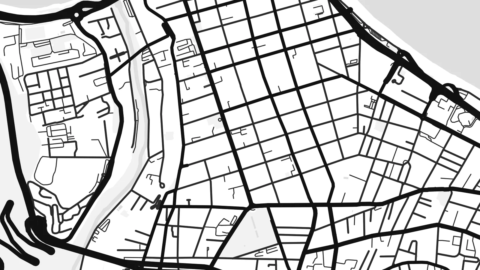 Close-up of the Saint-Denis map poster at print resolution