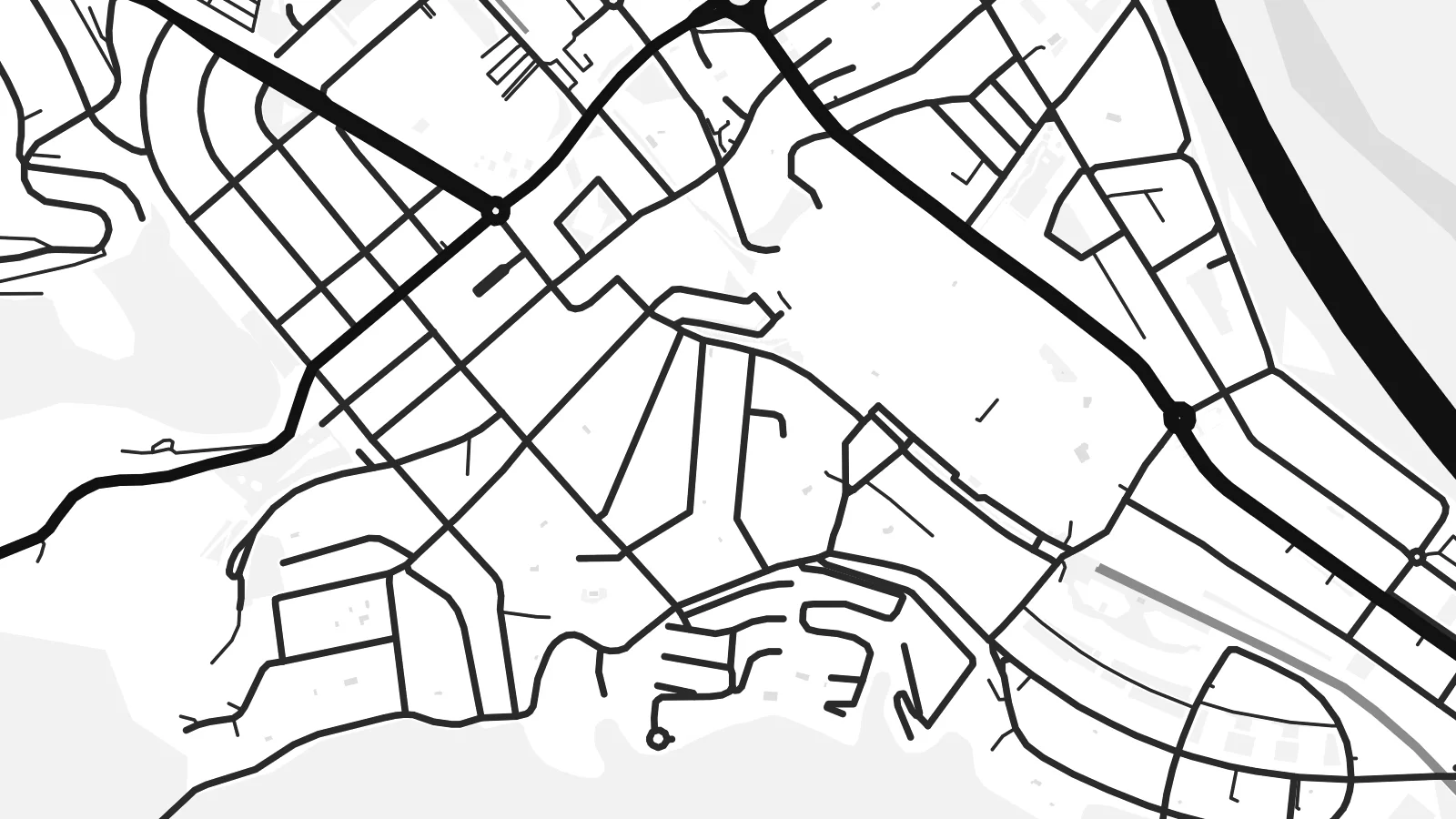 Close-up of the Sant Andreu de la Barca map poster at print resolution