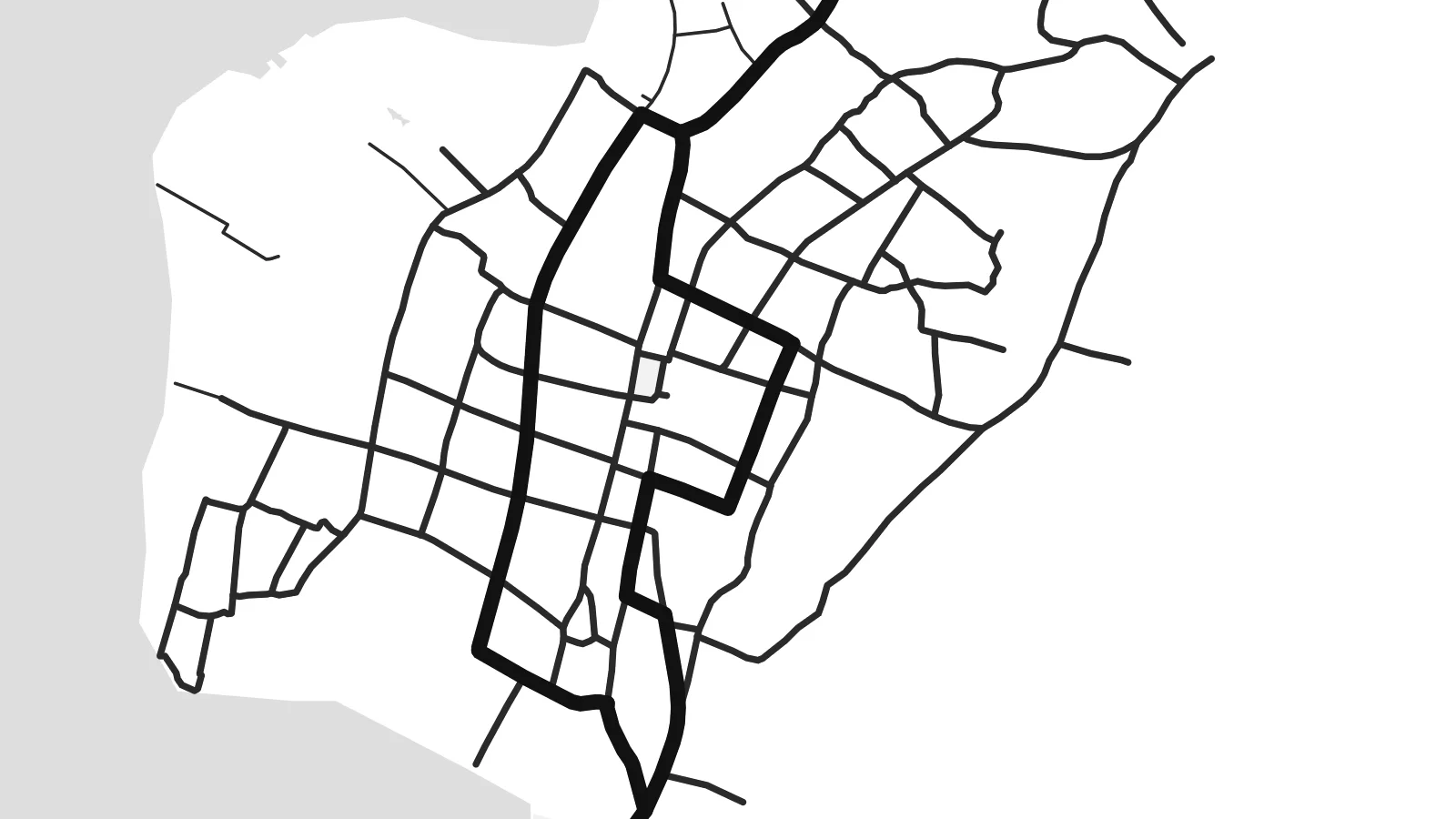 Close-up of the Santiago Atitlán map poster at print resolution