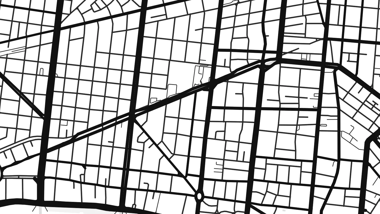 Close-up of the Santos map poster at print resolution