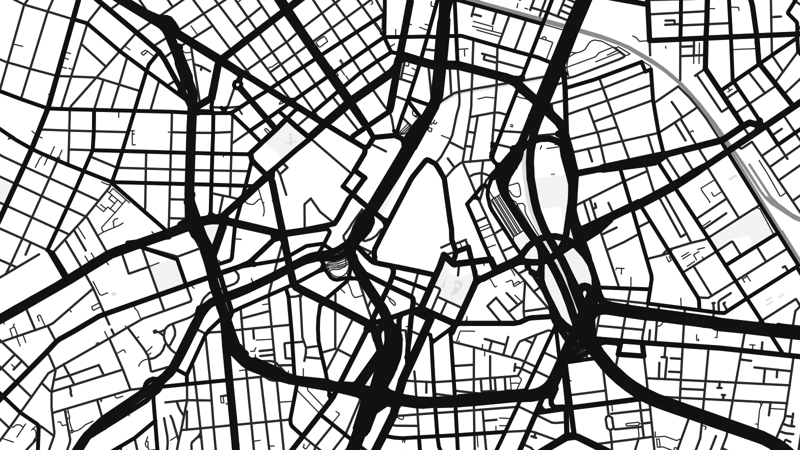Pôster mapa de São Paulo — 300 DPI