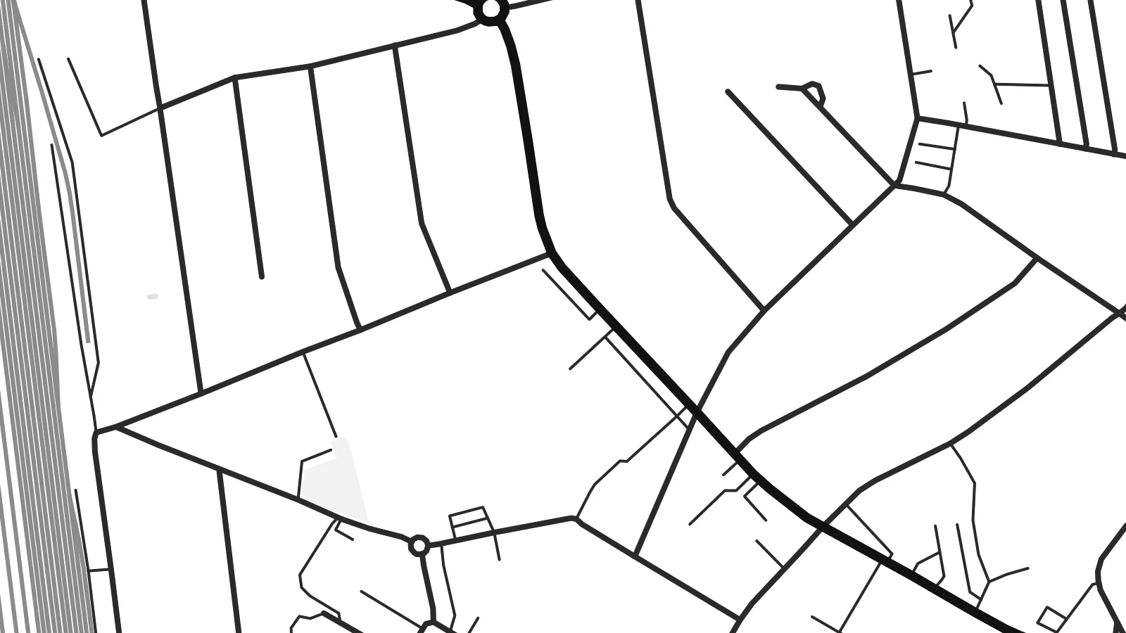 Close-up of the Sereď map poster at print resolution