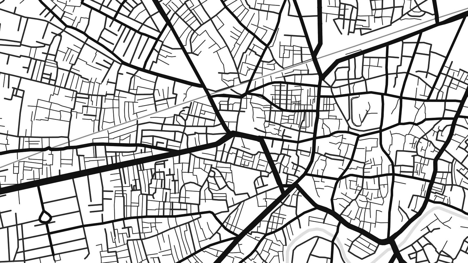 Close-up of the Sialkot map poster at print resolution