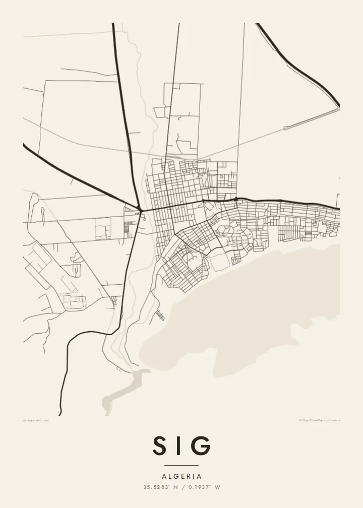 Sig map poster — Paper style