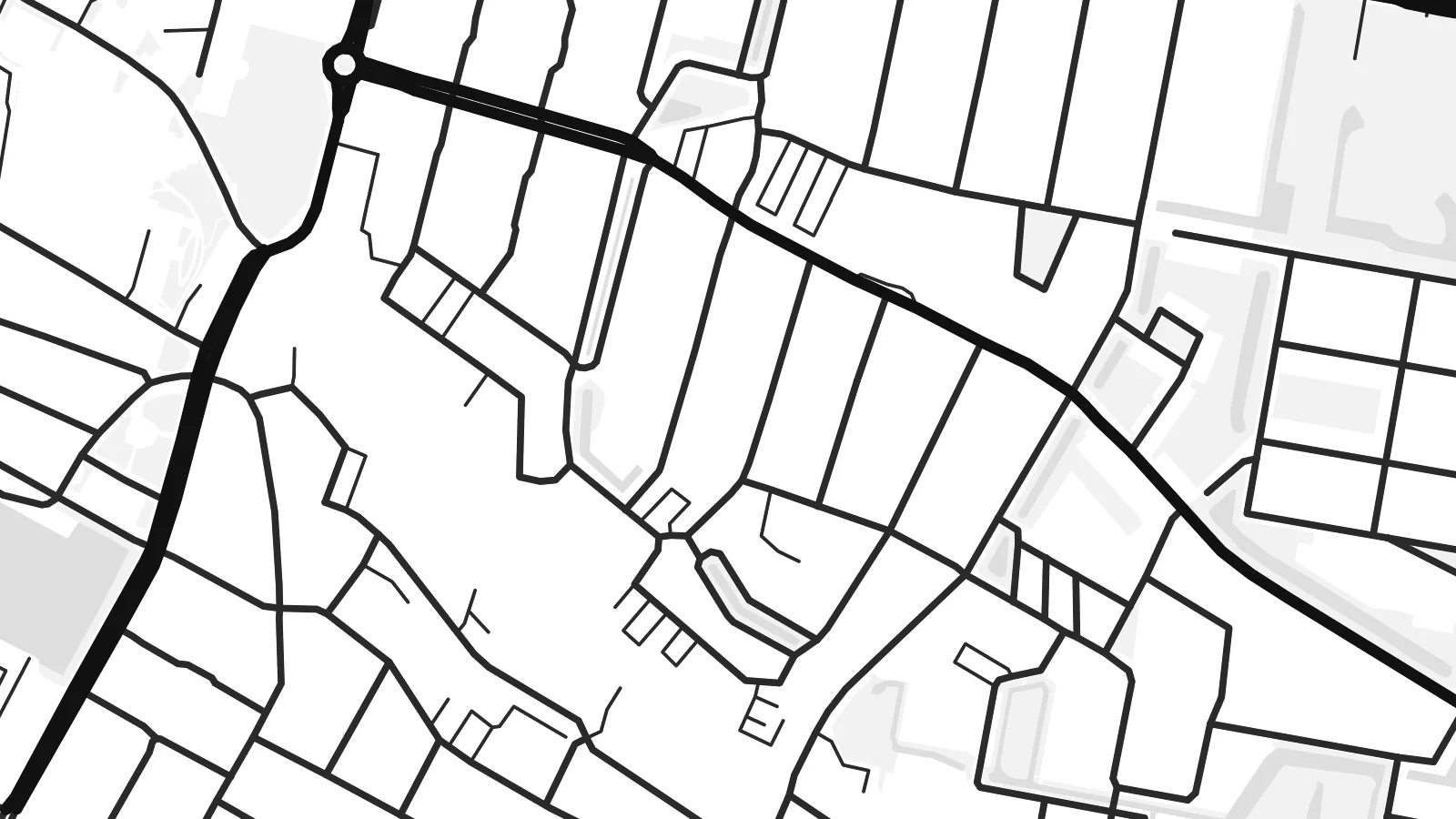Close-up of the Sliedrecht map poster at print resolution