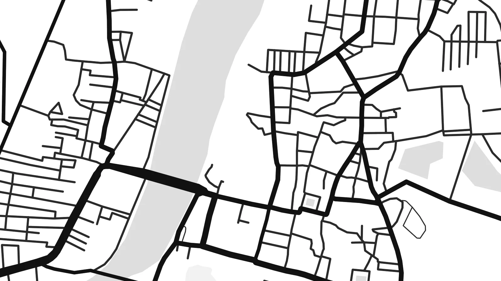 Close-up of the Srikalahasti map poster at print resolution