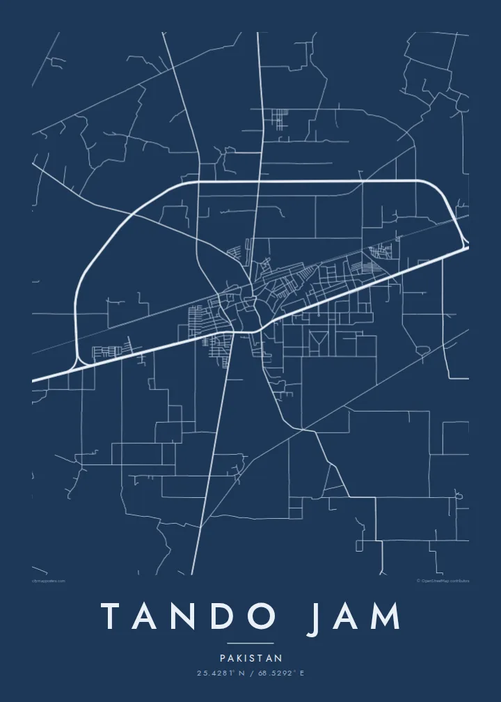 Tando Jam map poster — Blueprint
