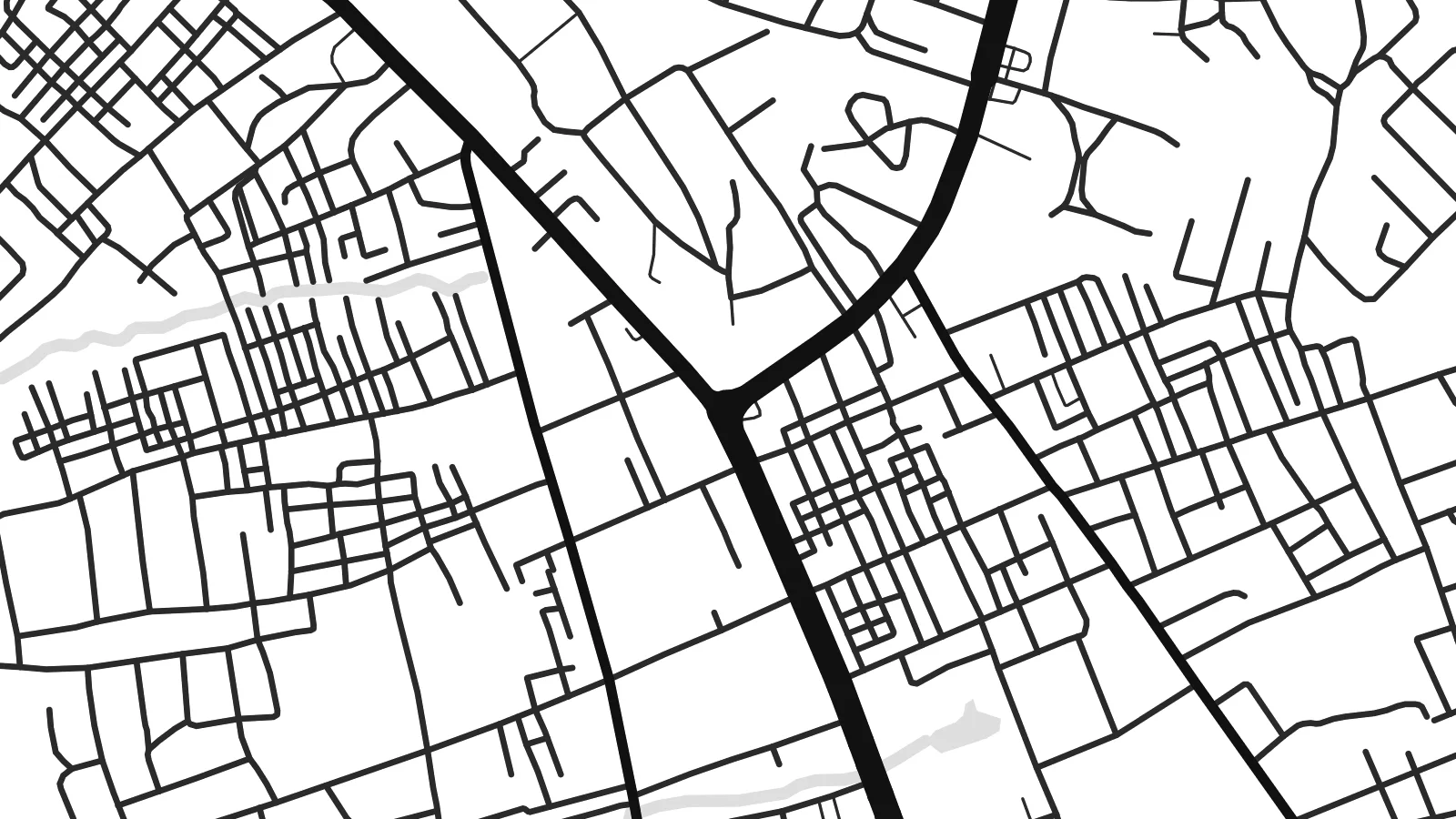 Close-up of the Techiman map poster at print resolution