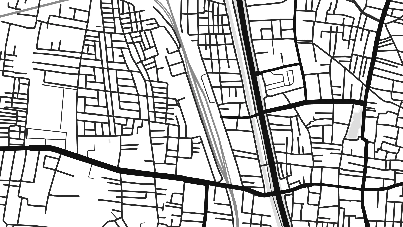 Close-up of the Thenali map poster at print resolution