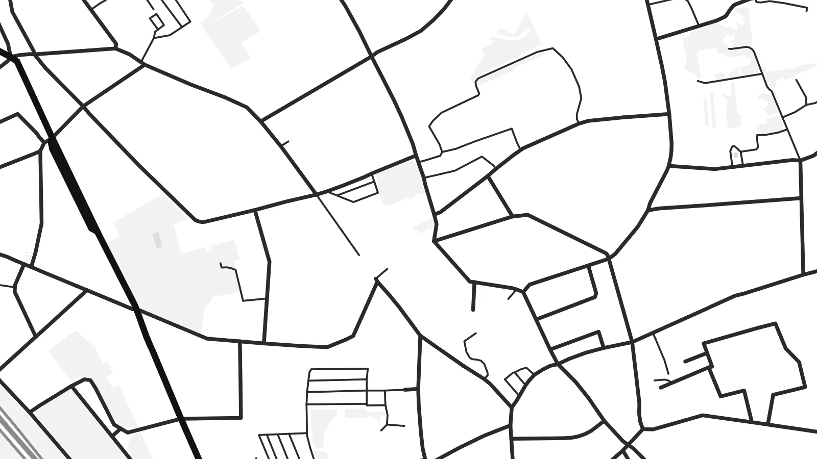Close-up of the Tienen map poster at print resolution