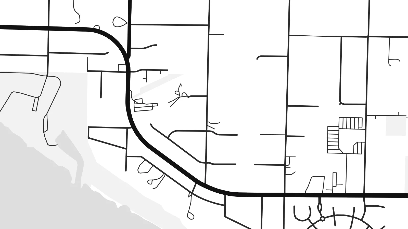Close-up of the Tri-Cities map poster at print resolution