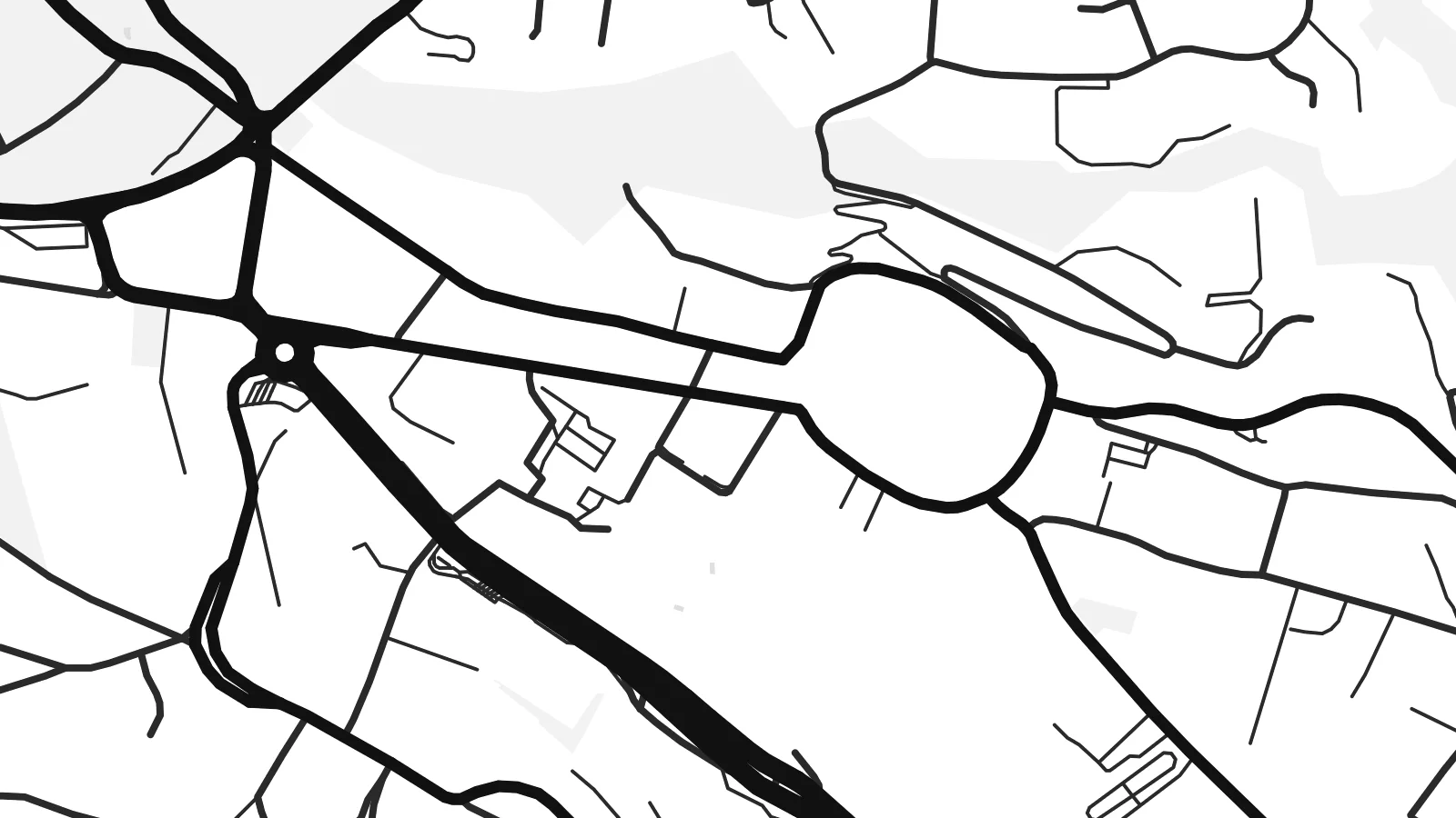 Close-up of the Vence map poster at print resolution