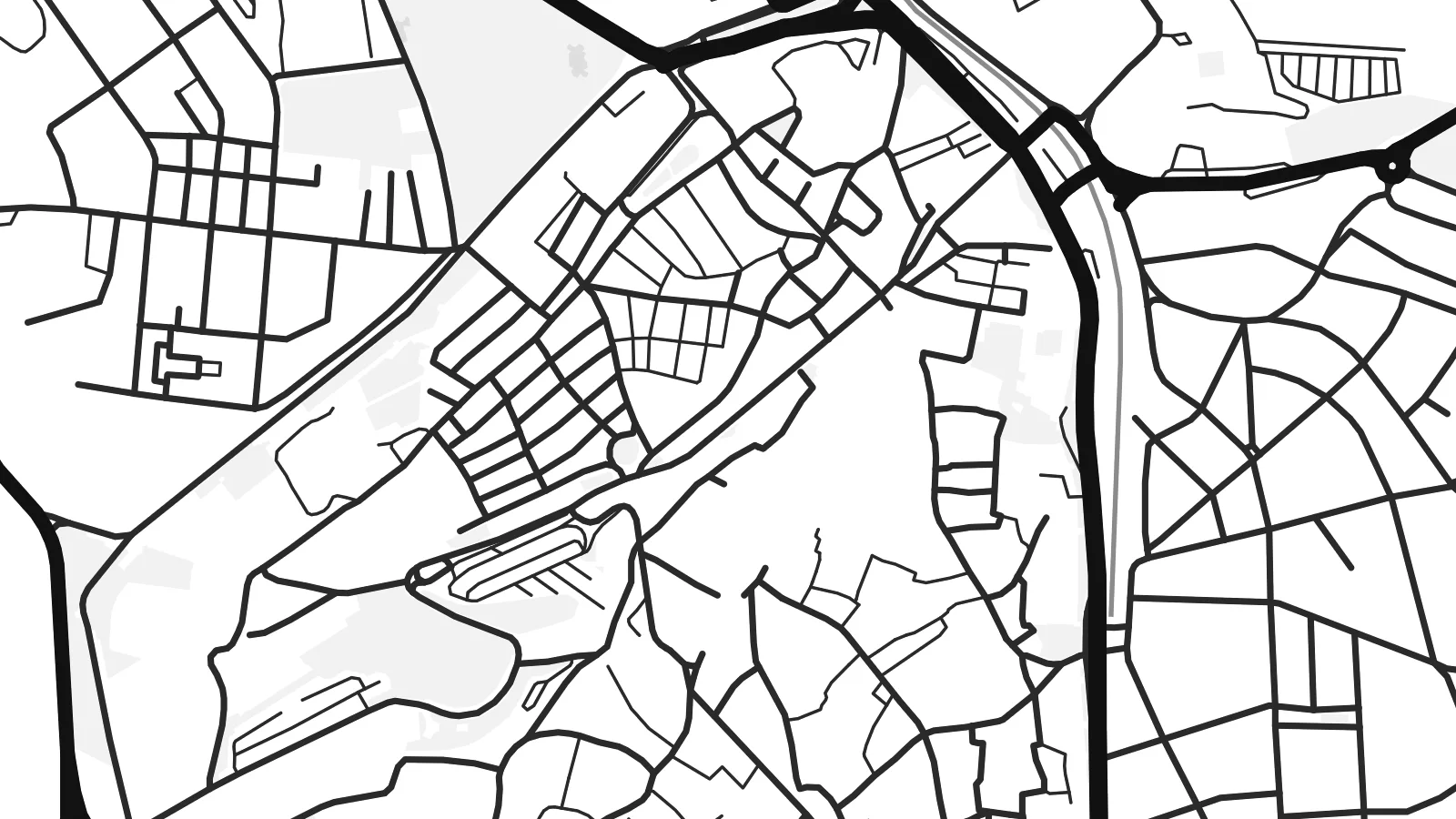 Close-up of the Viterbo map poster at print resolution