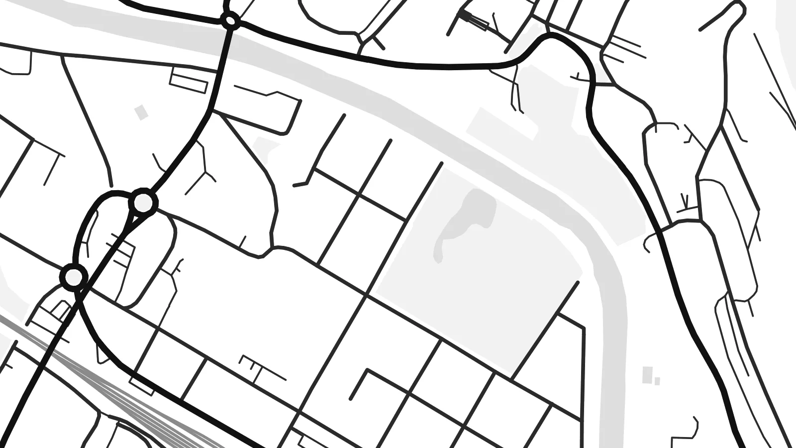 Close-up of the Vsetín map poster at print resolution