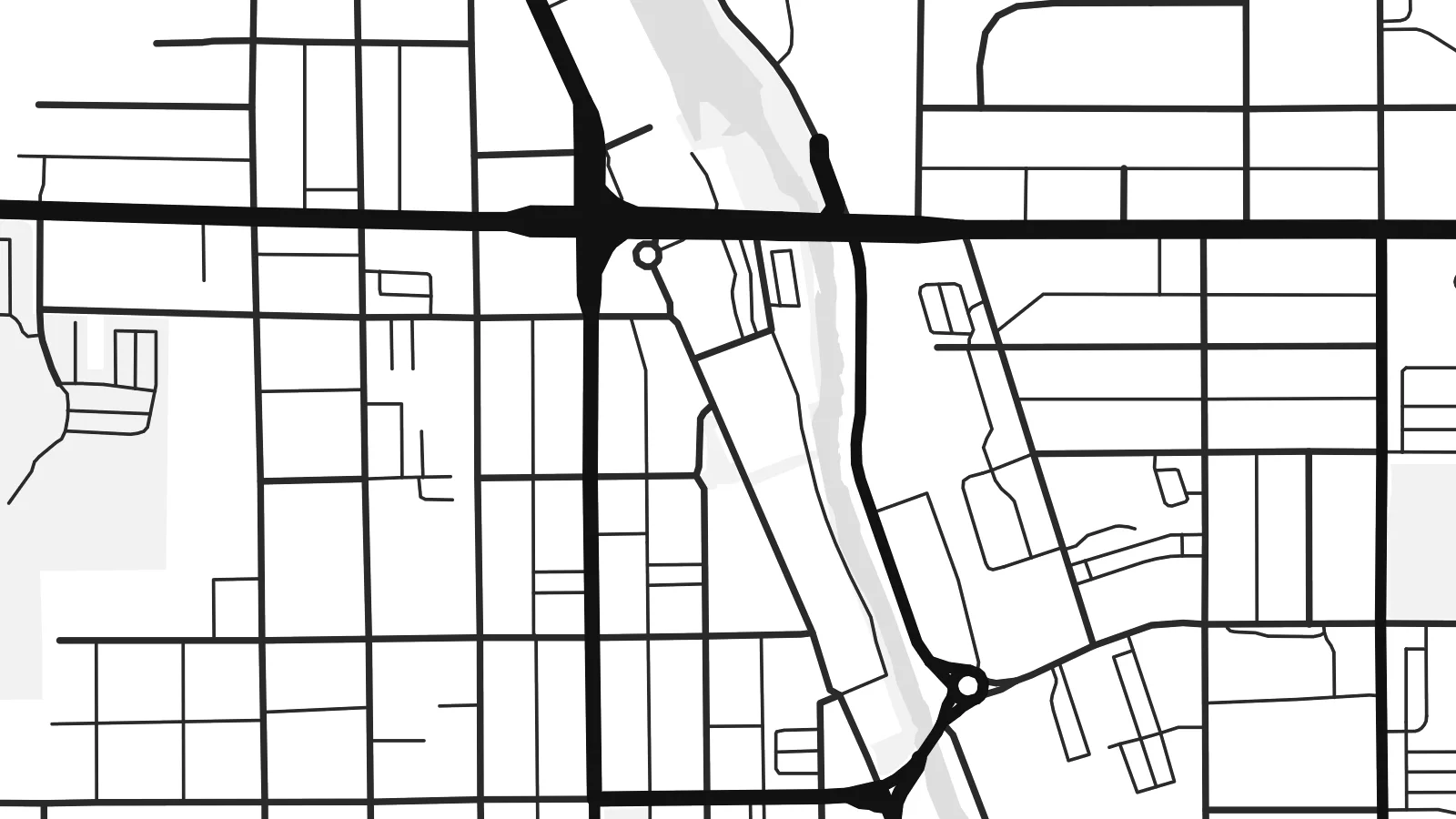 Close-up of the West Bend map poster at print resolution