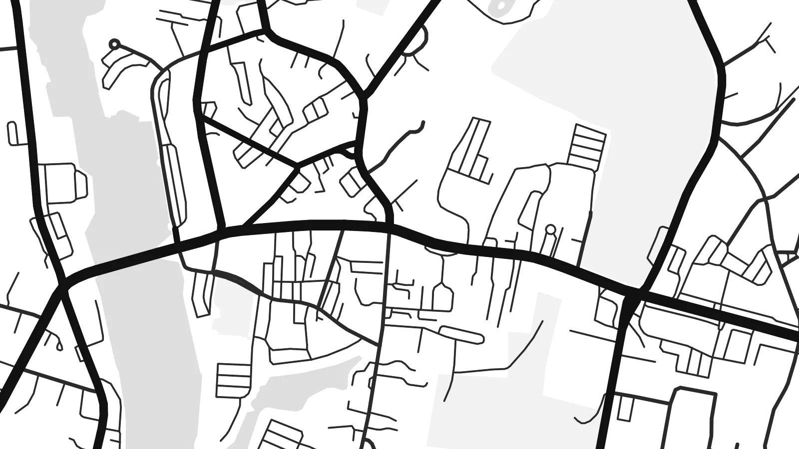 Close-up of the Westport map poster at print resolution
