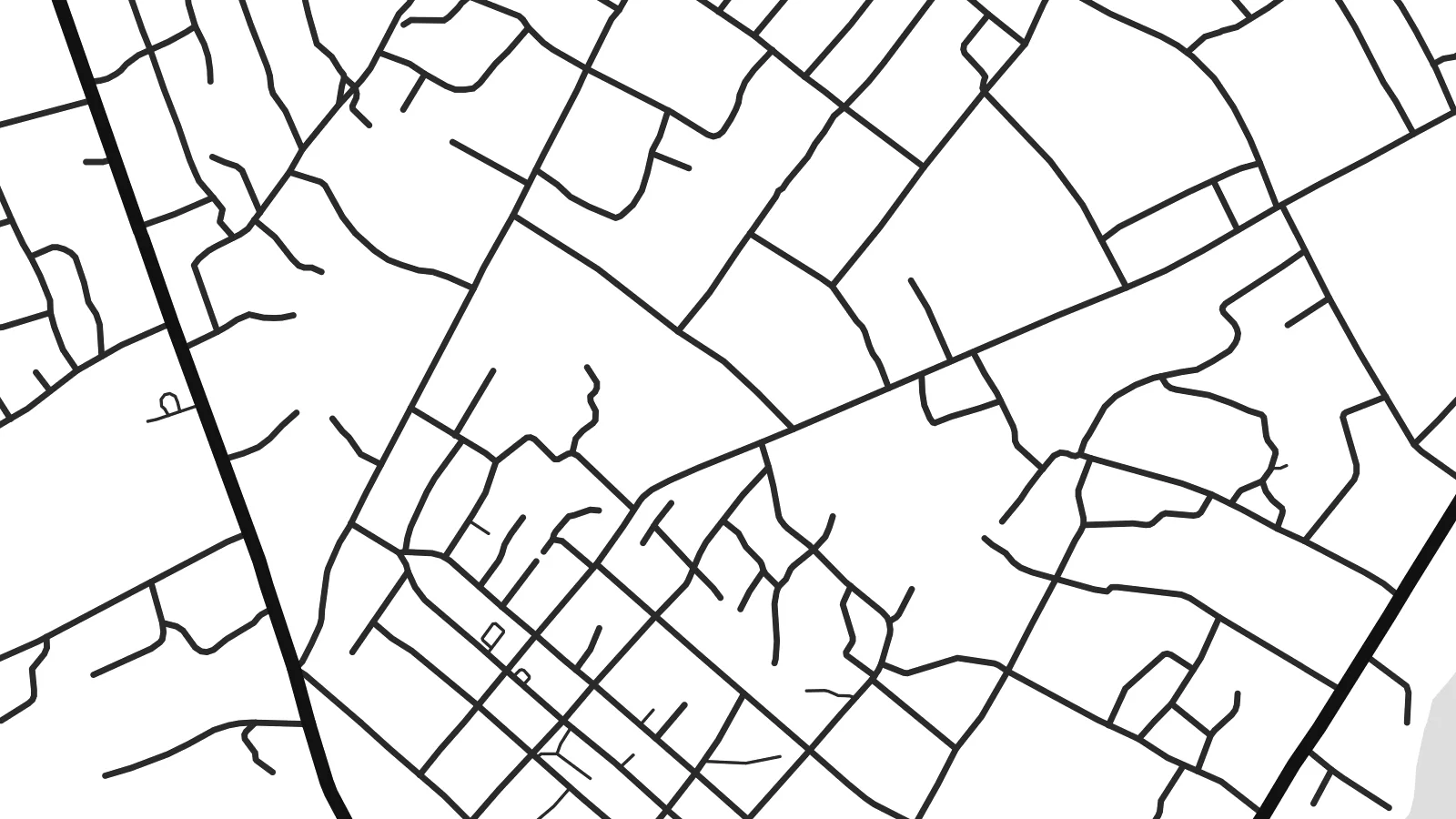 Close-up of the Winneba map poster at print resolution